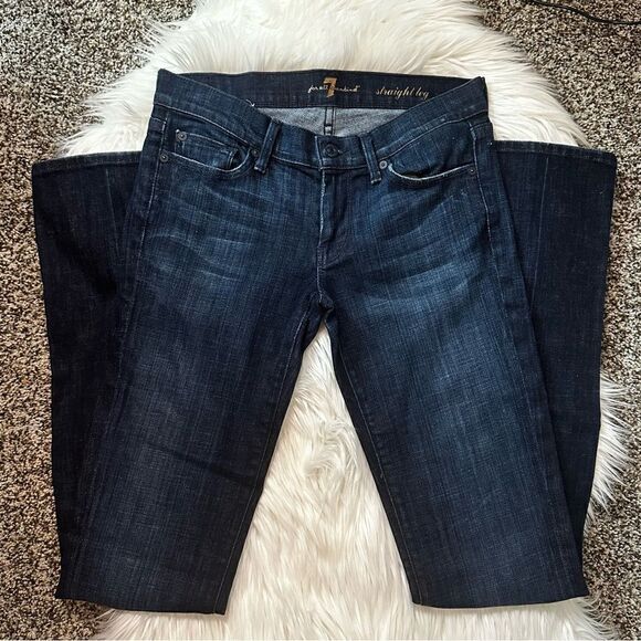 [7 for all Mankind] Straight Leg Jean - Size 26 - Picture 1 of 4